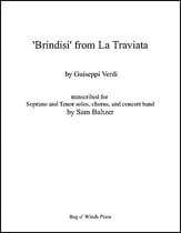 Brindisi Concert Band sheet music cover